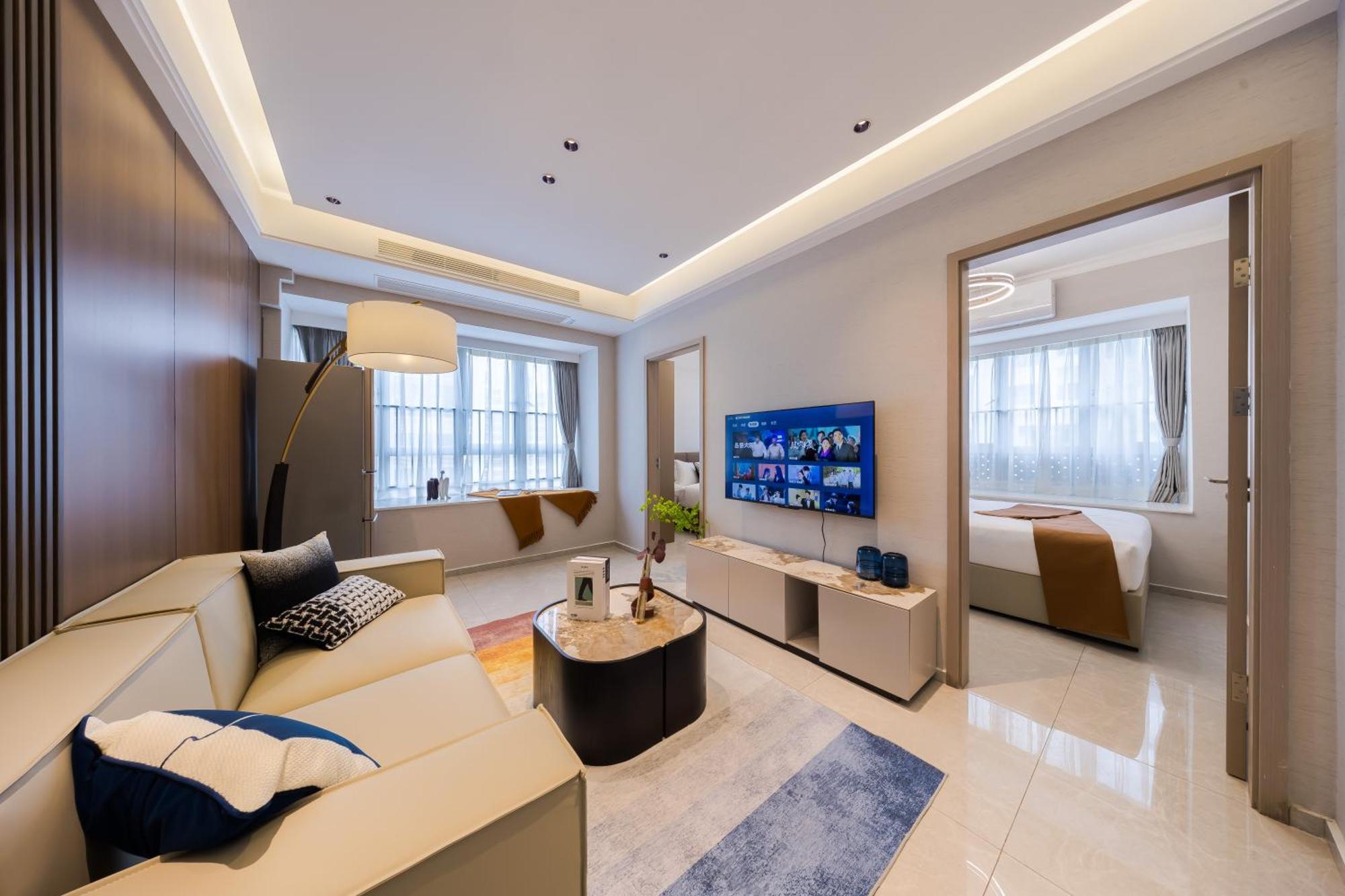 XI Ke Executive Apartment - Shenzhen Futian Exhibition Center Exteriér fotografie